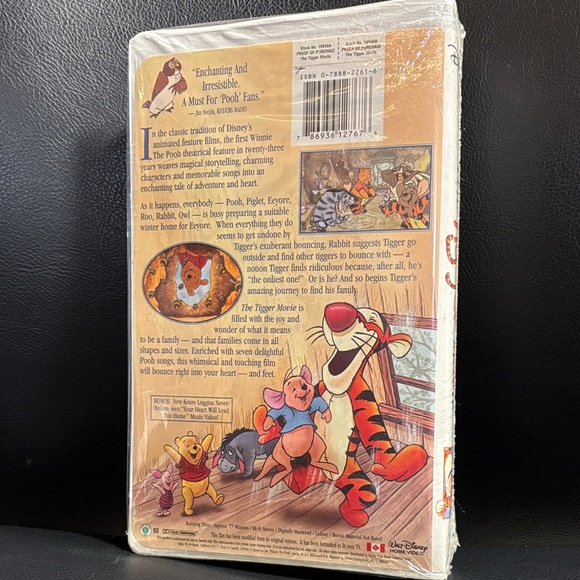 Disney The Tigger Movie VHS with Extras - Picture 5 of 6